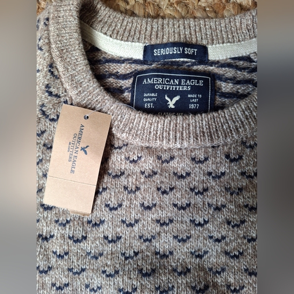 American eagle preppy mens sweater - Picture 4 of 5